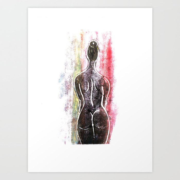 The Girl in Time Art Print