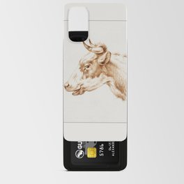 Head of a cow by Jean Bernard Android Card Case