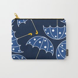 Large umbrella pattern (Large & Full version) Carry-All Pouch