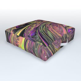 Salamanca Iridescent Space Vaporwave Marble Abstract Background Outdoor Floor Cushion | Holo, Spaceart, Glitchart, Digital, Marble, Graphicdesign, Design, Oil Spill, Art, Milkyway 