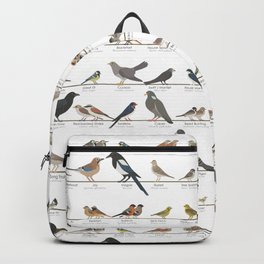 Native European Songbirds Backpack