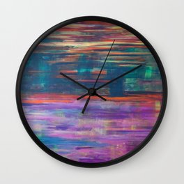 The Colorman. Wall Clock | Painting, Landscape, People 