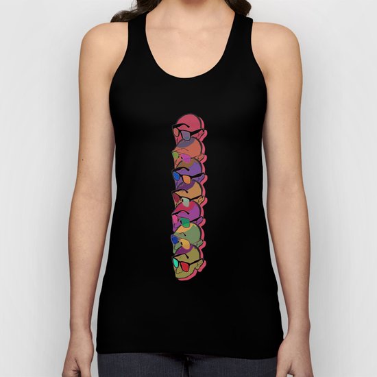 GLASSES Unisex Tank Top