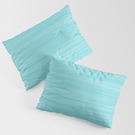 Colored Pencil Abstract Sky Blue Pillow Sham
