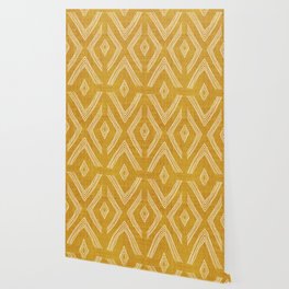 Birch in Gold Wallpaper