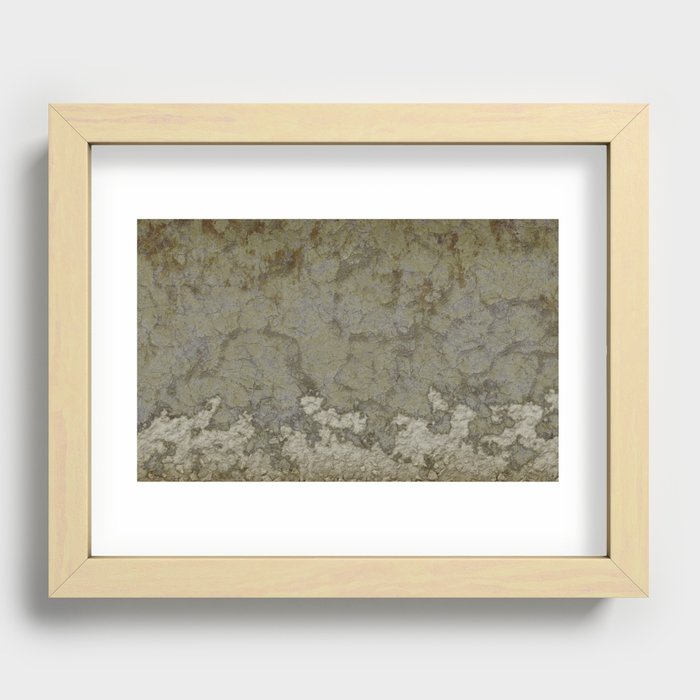 Concrete Wall Recessed Framed Print