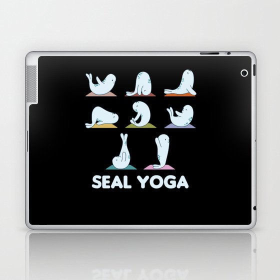Robben Yoga Cute Robben Yoga Mat Sport Laptop & iPad Skin