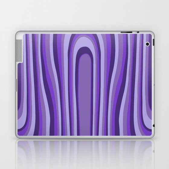 Purple Fume Couture Lignes Laptop & iPad Skin