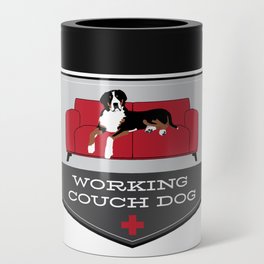 Working Couch Dog Badge Can Cooler
