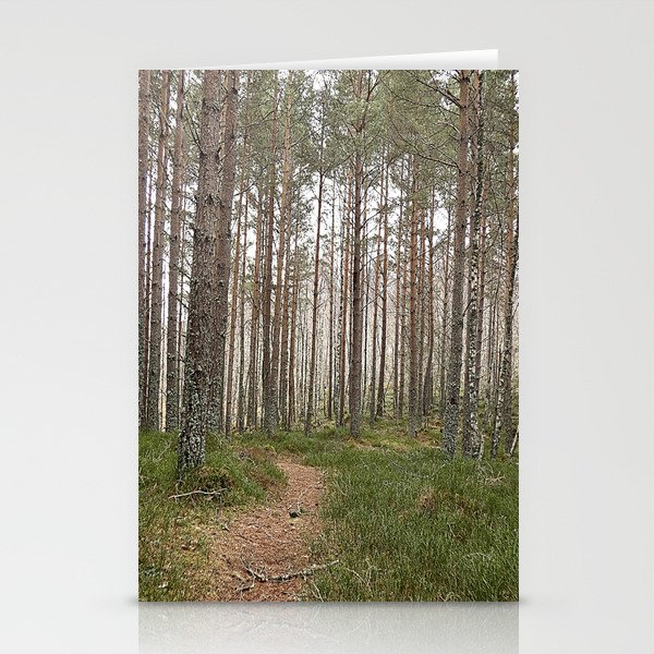 Scottish Highlands Nature Trail in Winter Stationery Cards