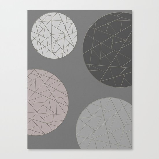 BROKEN (abstract geometric) Canvas Print