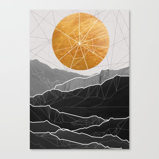 Shattered Sun Canvas Print
