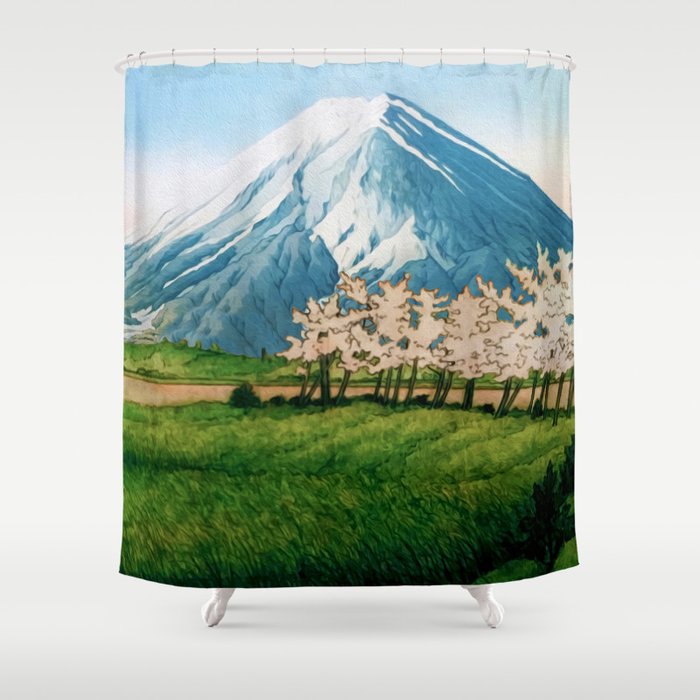 Resting before the Climb Shower Curtain