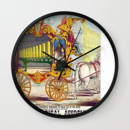 Vintage poster - Calliope Wall Clock