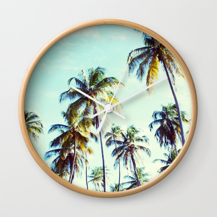 Palm Wall Clock
