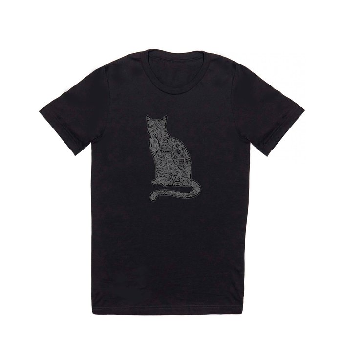 Cat doodle pattern T Shirt