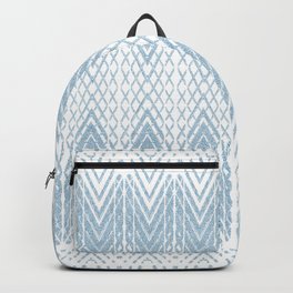 Velvety Snakeskin Pattern in Powder Blue Backpack | Graphicdesign, Lacy, Scales, Blue, Pastel, Macrame, Towelling, Snakeskin, Velvety, Velvet 