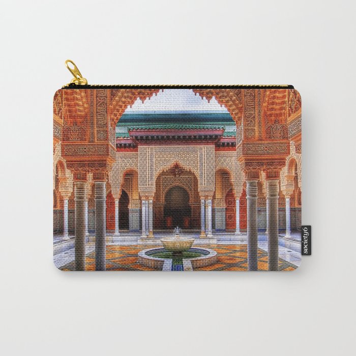 architecture: moroccan architecture great hall Carry-All Pouch