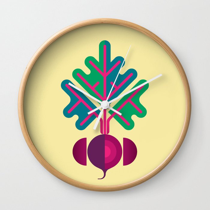 Vegetable: Beetroot Wall Clock