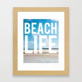 Beach Life Framed Art Print