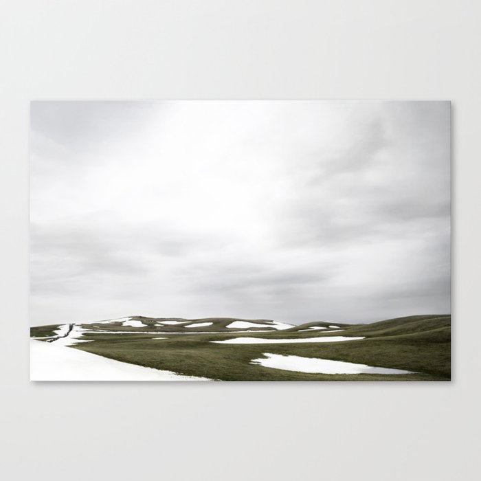 Green Hills | Landscape Photography | Spring | Prairies | Travel Canada Canvas Print