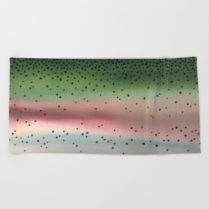 Rainbow Trout Beach Towel