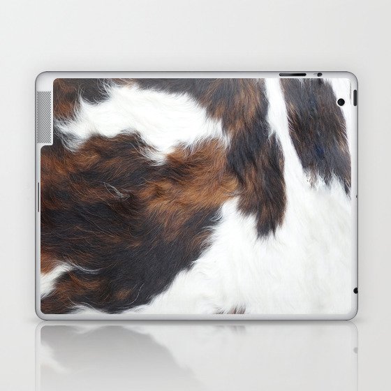 Kisses From The West - Faux Cowhide Modern Southwestern Print Laptop & iPad Skin