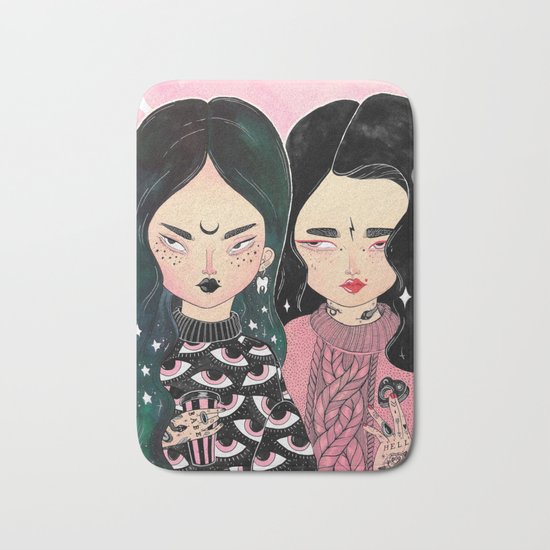HELL BABES Bath Mat