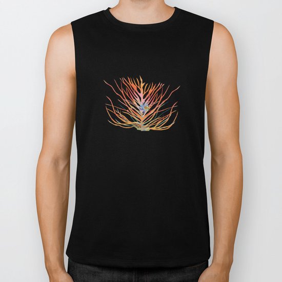Blue Fish Biker Tank