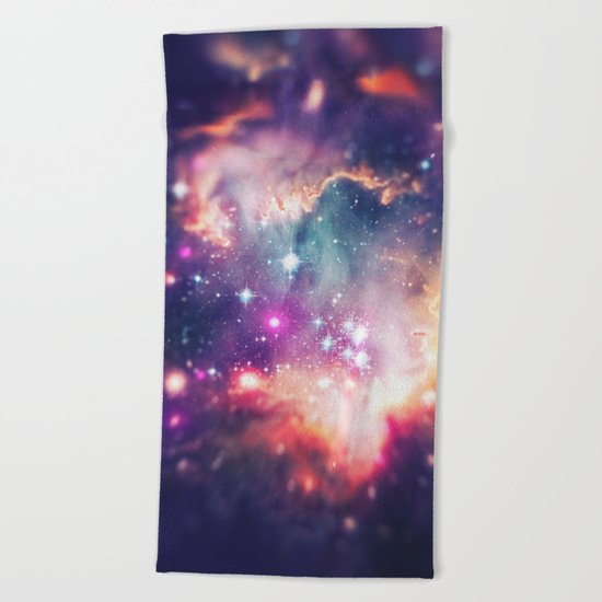 The Universe under the Microscope (Magellanic Cloud) Beach Towel