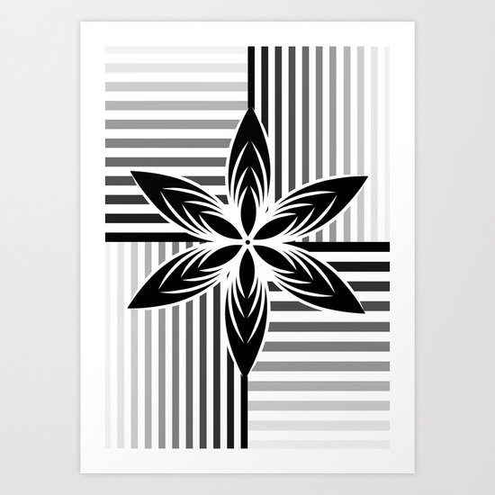 Black & White Art Print