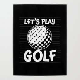 Let's Play Golf Poster
