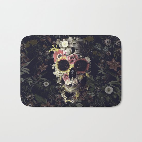 Garden Skull Bath Mat