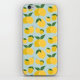 Lemons Yellow Mint iPhone Skin