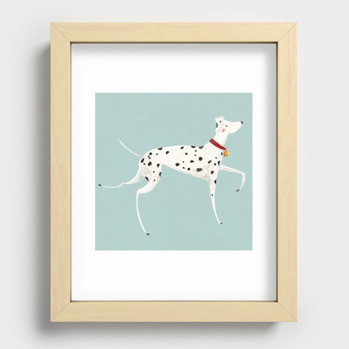 Dalmatian  Recessed Framed Print
