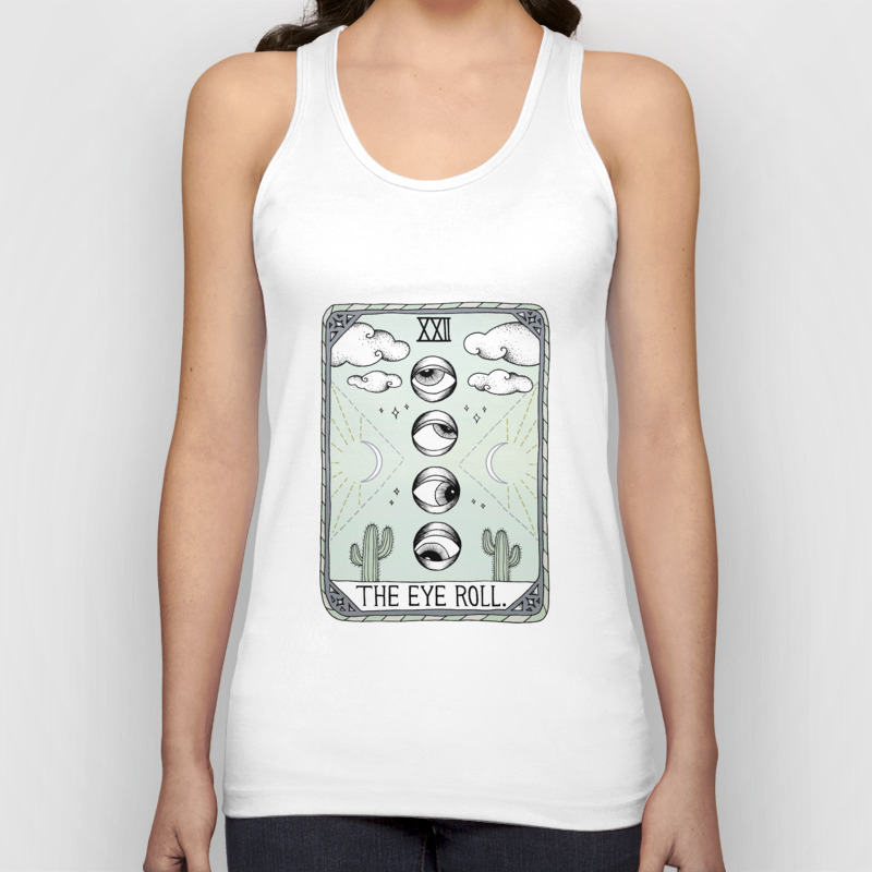 The Eye Roll Unisex Tank Top By Barlena Society6