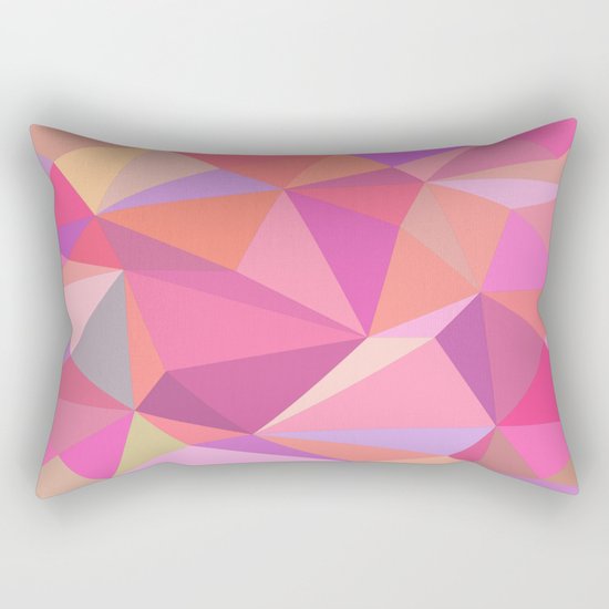 Triangle abstract Rectangular Pillow