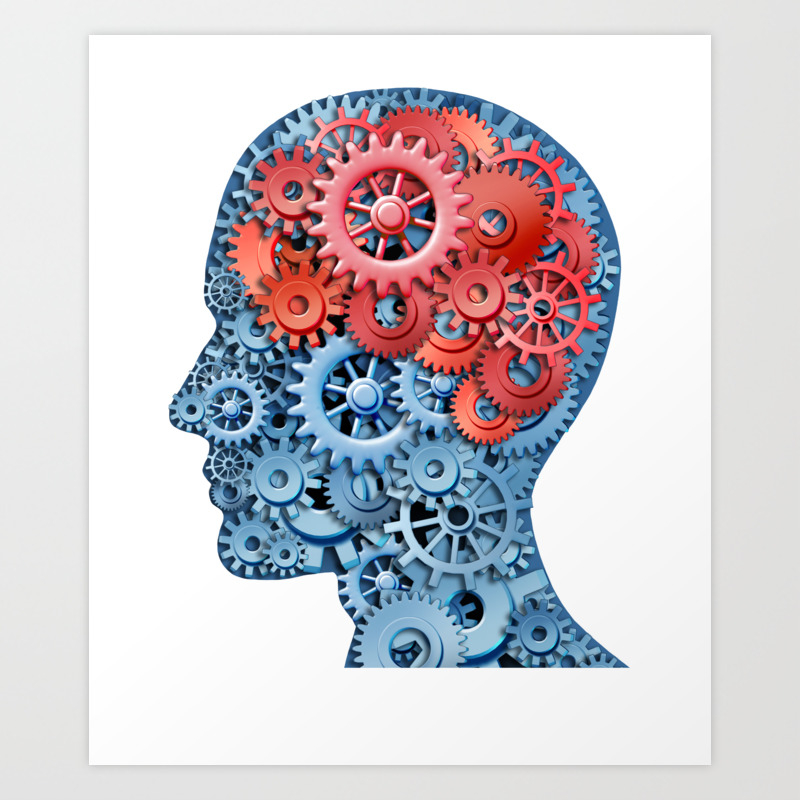Smart Psychology Art Print - Set the tone of your room from the walls out—\