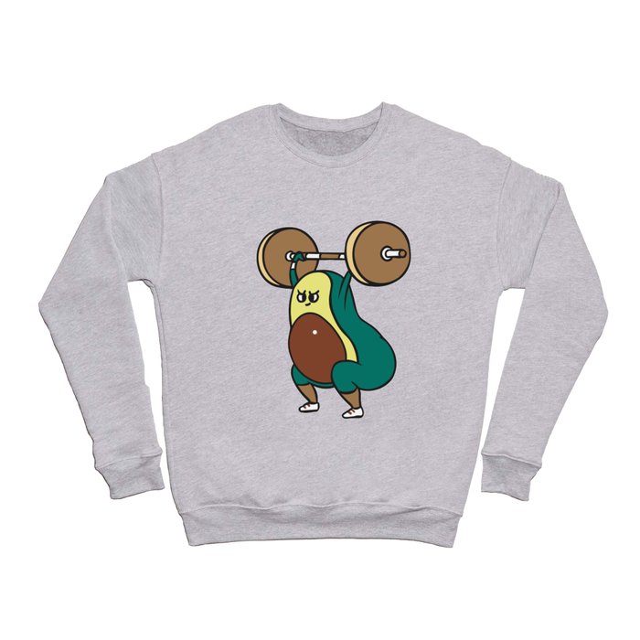 The snatch weightlifting Avocado Crewneck Sweatshirt by Huebucket