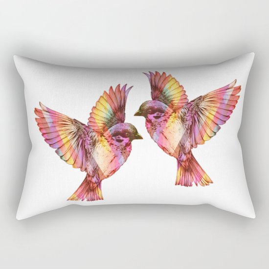 Sparrows Rectangular Pillow