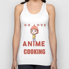 Just A Girl Who Loves And Cooking Unisex Tank Top
