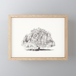 weeping willow Framed Mini Art Print