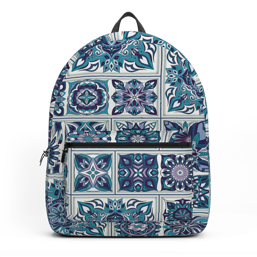 Customer Favorite Vintage Patchwork With Floral Mandala Elements Backpack By Somberlain Accuweather Shop