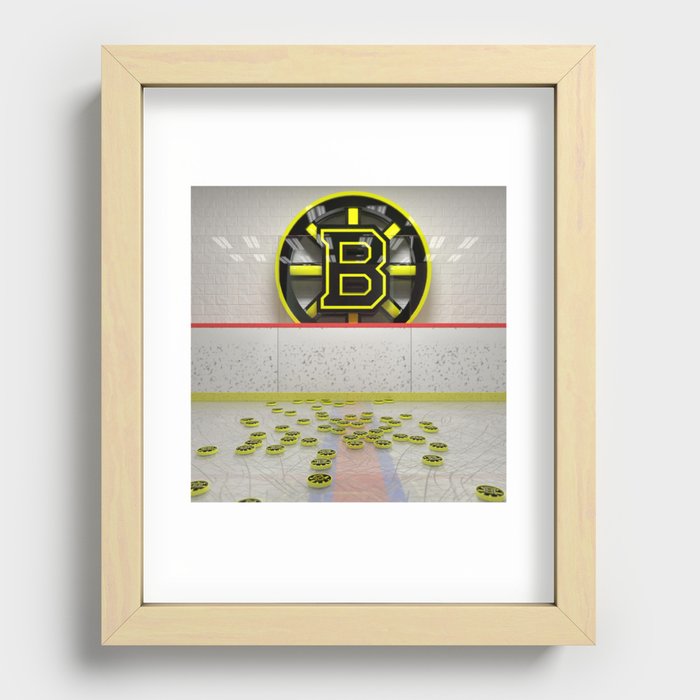 Bruins Recessed Framed Print