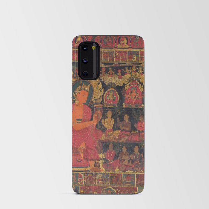 Thangka with Bejeweled Buddha Preaching Android Card Case