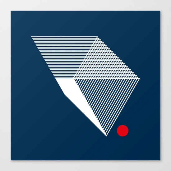 V like V Canvas Print