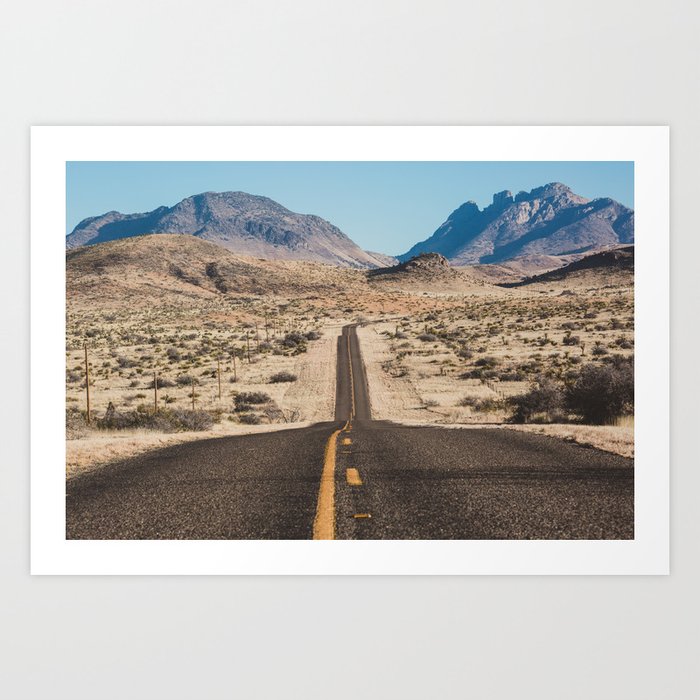 High Desert Highway Art Print
