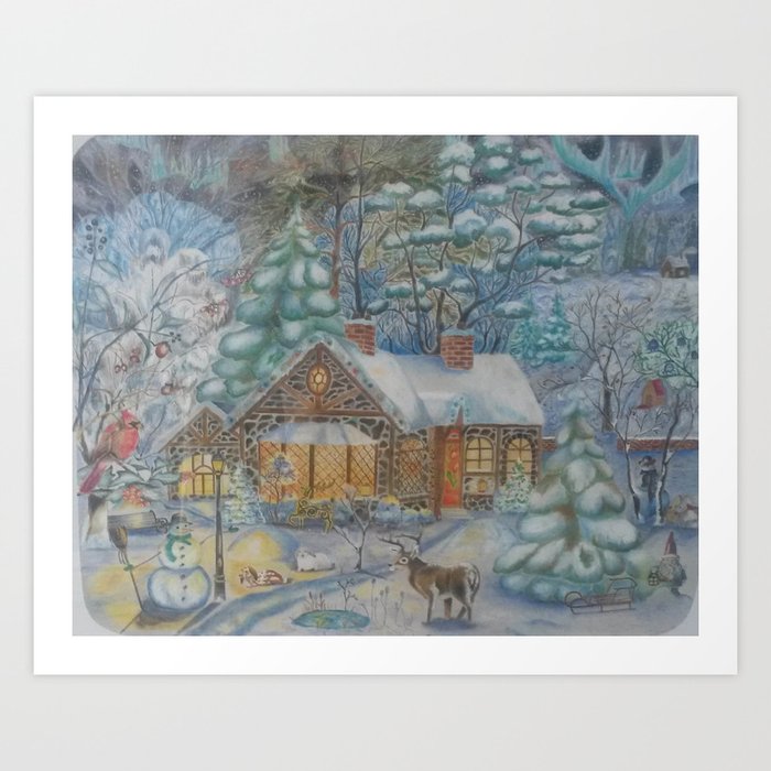 Winter Art Print