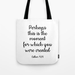 Bible verse - Esther Tote Bag