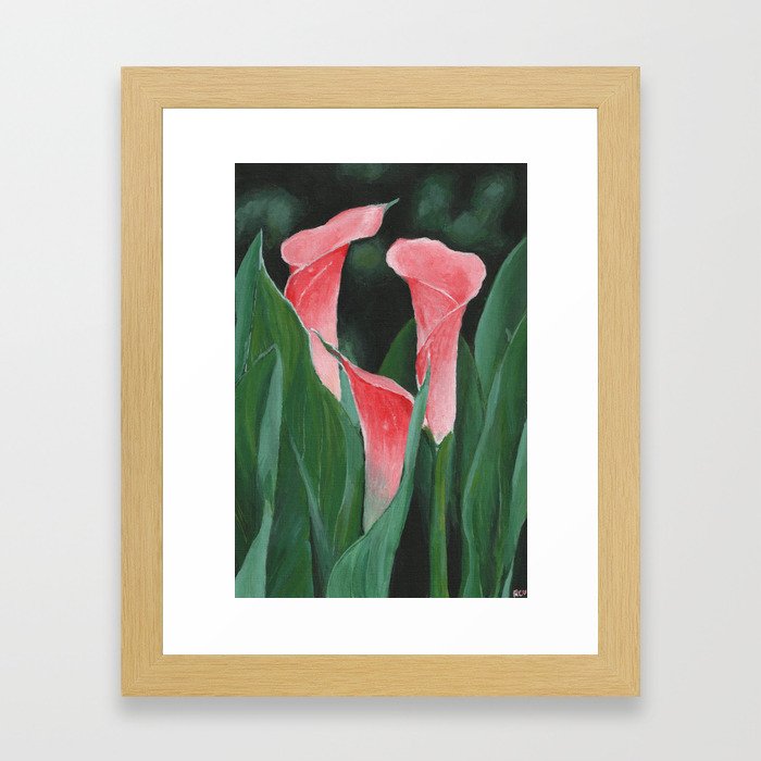 Lillies by Ruth Coetzer Framed Art Print